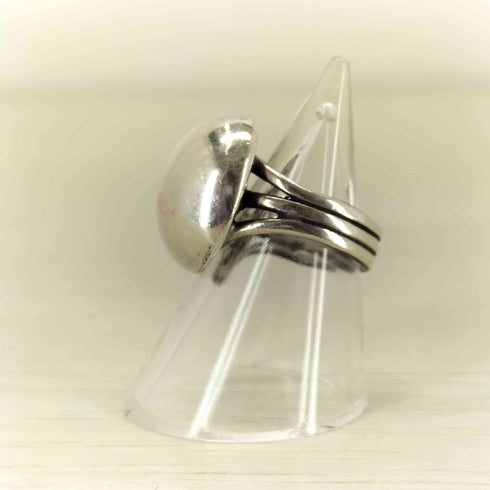 sterling silver ドームリング  レディース  8